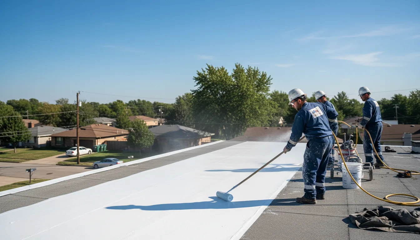 Commercial roof coating in Arnoldsville, GA near me